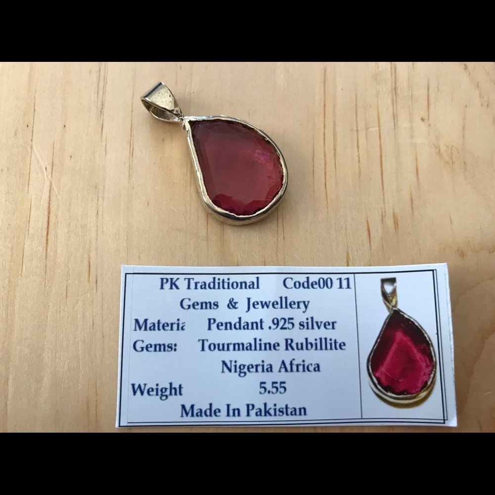 Tourmaline Pendant